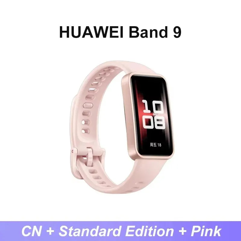 Smartband, Huawei Band 9, Preto Desenho da pulseira Fluoroelastómero